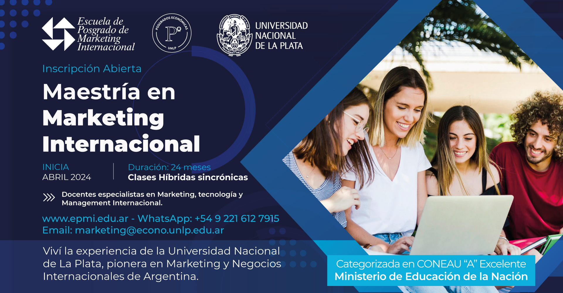Maestría en Marketing Internacional de la Facultad de Ciencias Económicas de la Universidad Nacional de La Plata